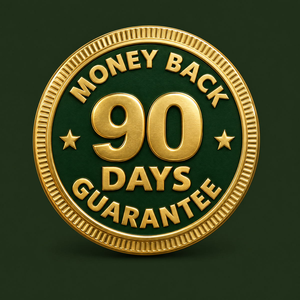 90 days money back guarantee
